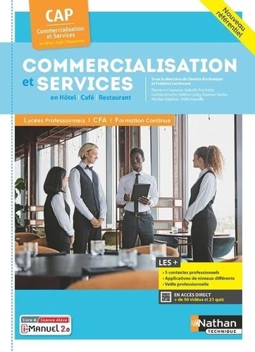 Commercialisation et services en hôtel-café-restaurant CAP. Edition 2024