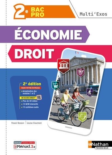 Economie Droit 2de Bac Pro Multi'Exos. Edition 2024