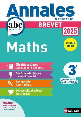 Mathématiques 3e. Edition 2025