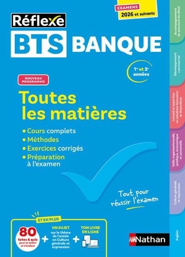 Toutes les matières BTS Banque. Edition 2024-2025