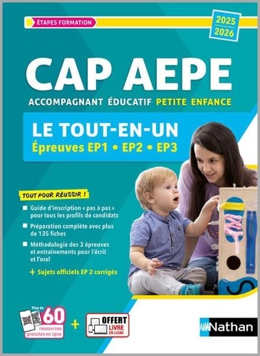 Le Tout-en-un CAP AEPE. Epreuves EP1, EP2, EP3, Edition 2025-2026