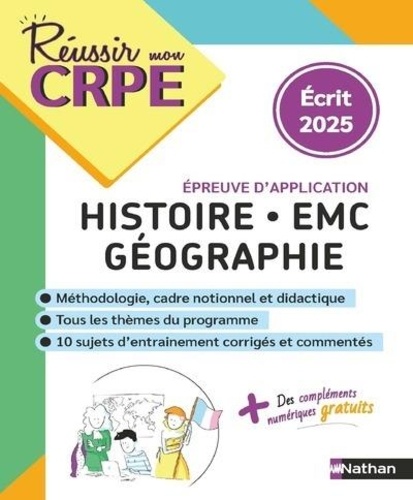 Histoire Géographie EMC. Epreuve d'application, Edition 2025