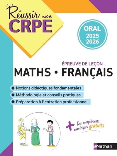 Epreuve oral Maths-Français. Epreuve de leçon, Edition 2025-2026