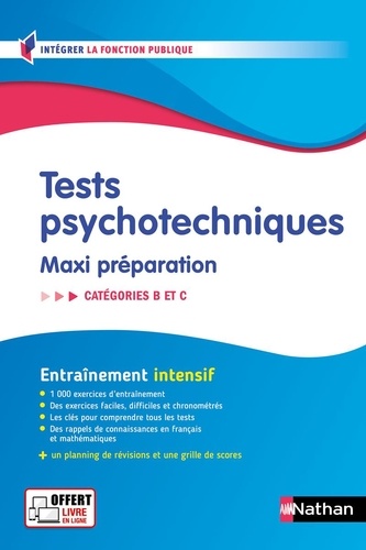 Tests psychotechniques Maxi préparation. Catégories B et C