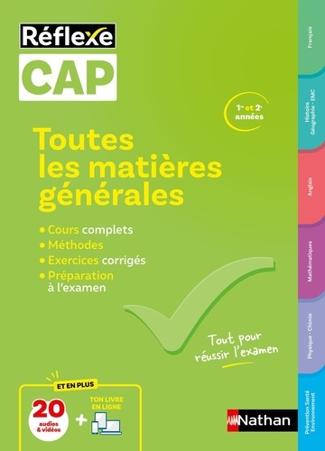 Toutes les matières générales CAP. Are et 2e années, Edition 2025