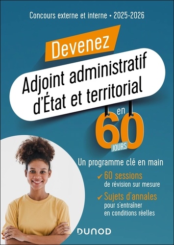 Devenez Adjoint administratif d'Etat et territorial. Edition 2025-2026