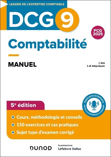 Comptabilité DCG 9. Manuel, Edition 2024-2025