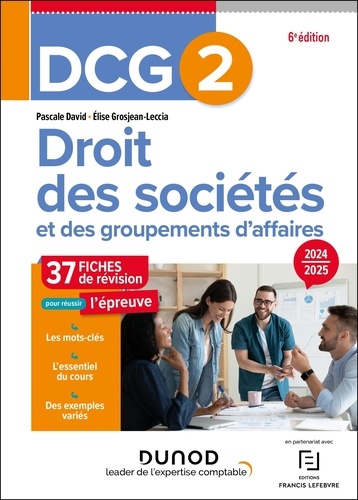 Droit des sociétés et des groupements d'affaires DCG 2. Fiches de révision, Edition 2024-2025