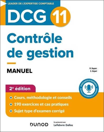 Contrôle de gestion DCG 11. Manuel, 2e édition