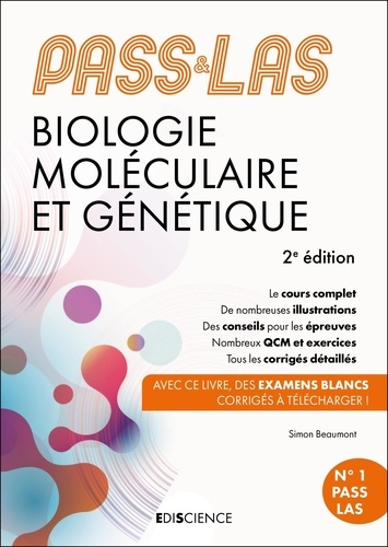 PASS & LAS Biologie moléculaire et génétique. 2e édition