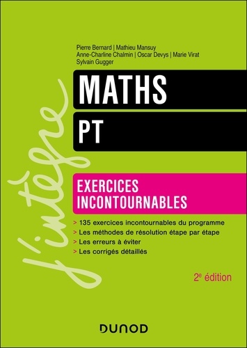 Maths PT. Exercices incontournables, 2e édition