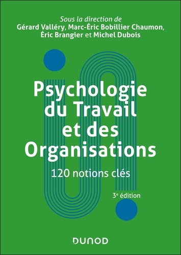 Psychologie du travail et des organisations. 120 notions clés, 3e édition revue et augmentée