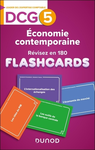 Economie contemporaine DCG 5. Révisez en 180 flashcards !