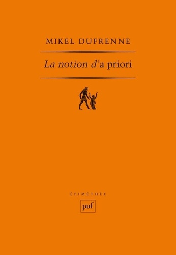 La notion d'à priori