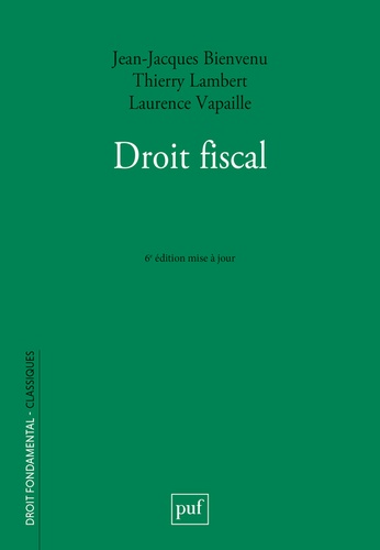 Droit fiscal. 6e édition actualisée