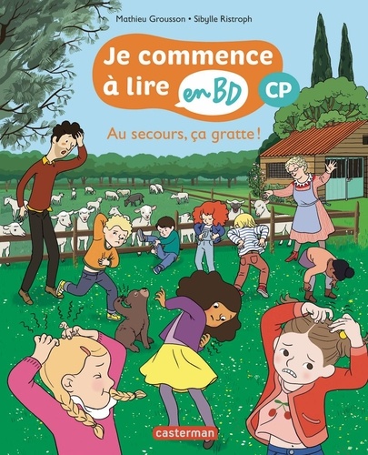 Je commence à lire en BD - CP : Au secours ça gratte