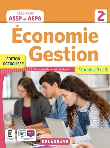 Économie-Gestion 2de Bac Pro ASSP/AEPA. Pochette élève. Modules 1 et 2, Edition 2022