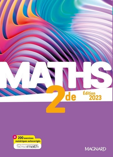 Maths 2de. Edition 2023