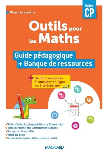 Mathématiques CP Outils pour les Maths. Guide pédagogique, Edition 2024