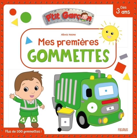 Mes premières gommettes camion-poubelle