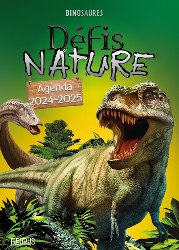 Agenda défis nature dinosaures. Edition 2024-2025