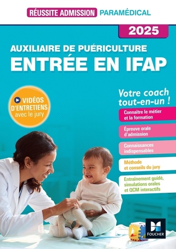 Auxiliaire de puériculture. Entrée en IFAP, Edition 2025