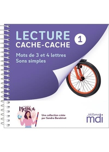 Lecture cache-cache, Livre 1 : Sons simples 3 à 4 lettres