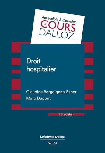 Droit hospitalier. 12e édition