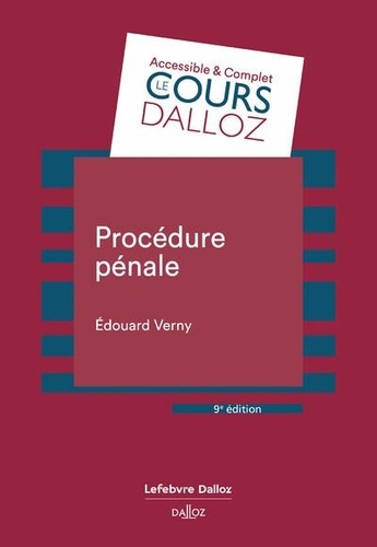 Procédure pénale. 9e édition