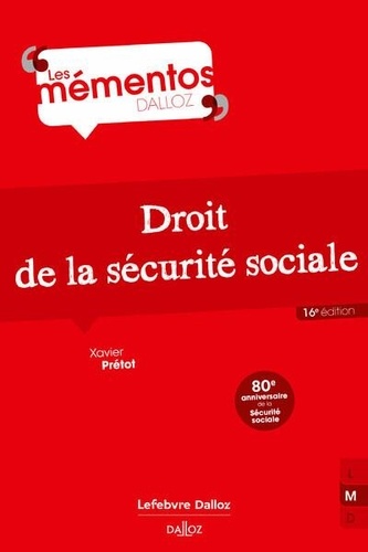 Droit de la sécurité sociale. 16e édition