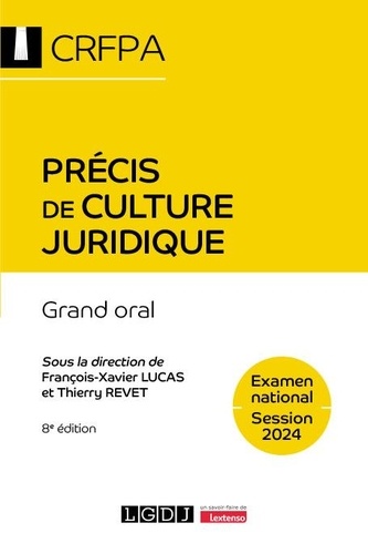 Précis de culture juridique. Edition 2024
