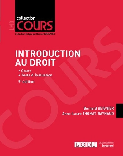 Introduction au droit. 9e édition