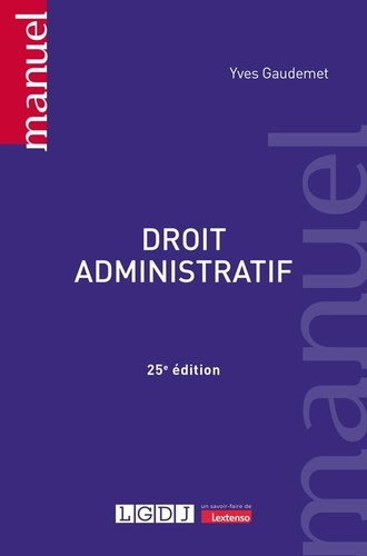 Droit administratif. 25e édition