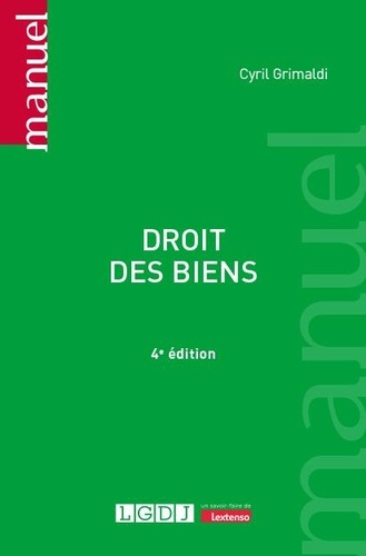 Droit des biens. 4e édition