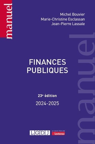 Finances publiques. Edition 2025-2026