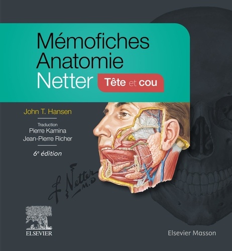 Mémofiches Anatomie Netter. Tête et cou, Edition 2024