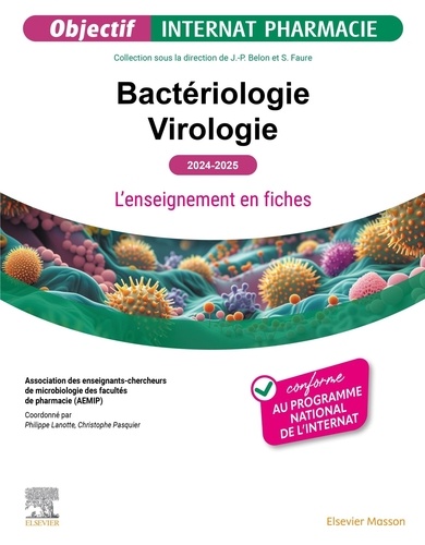 Bactériologie - Virologie. L'enseignement en fiches, Edition 2024-2025