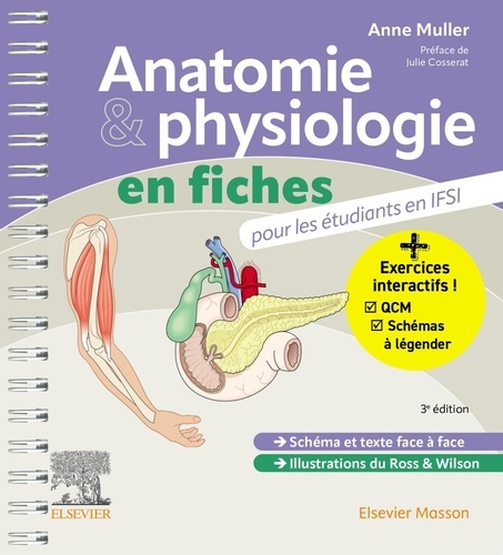 Anatomie et physiologie en fiches pour les étudiants en IFSI. 3e édition