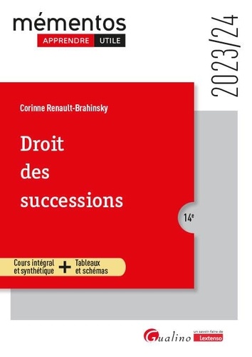 Droit des successions. Edition 2023-2024