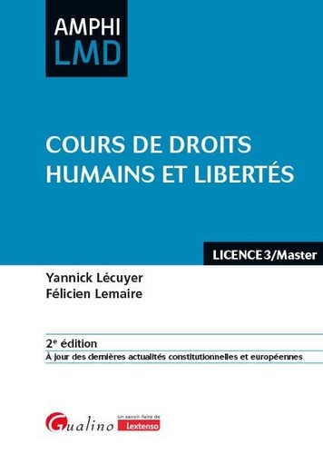 Cours de droits humains et libertés. Licence 3/Master, 2e édition