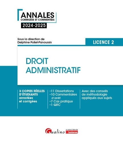 Droit administratif. Licence 2, Edition 2024-2025