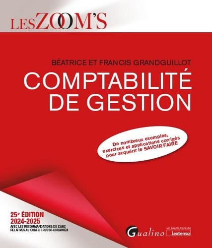 Comptabilité de gestion. Edition 2024-2025