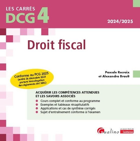Droit fiscal DCG 4. Edition 2024-2025