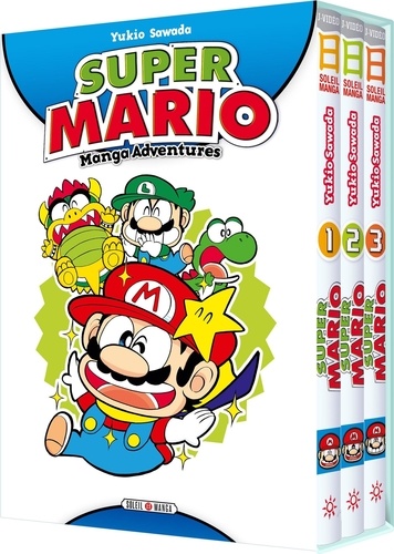 Super Mario Manga Adventures Tomes 1 à 3 : Coffret en 3 volumes