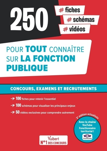 250 fiches, schémas, vidéos pour tout connaître sur la fonction publique. 2e édition actualisée