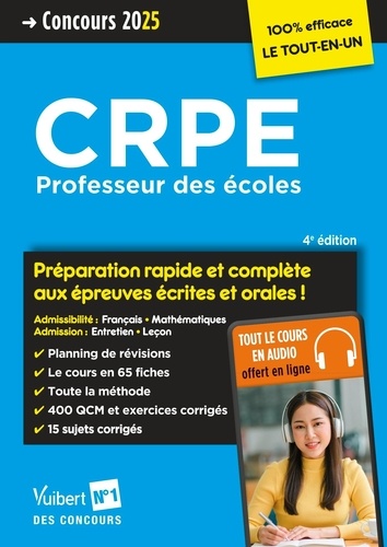 CRPE. Professeur des écoles, Edition 2025
