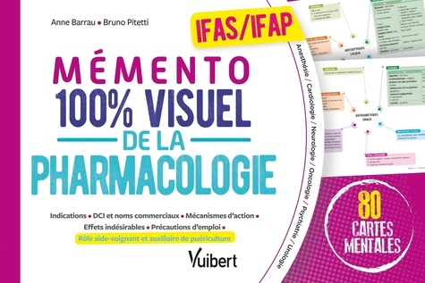 Mémento 100% visuel de la pharmacologie IFAS/IFAP. 80 cartes mentales