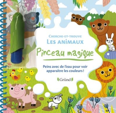 Cherche et trouve les animaux. Avec un pinceau