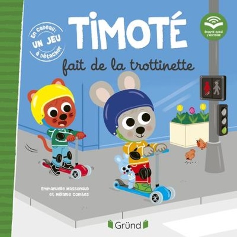 Timoté : Timoté fait de la trottinette