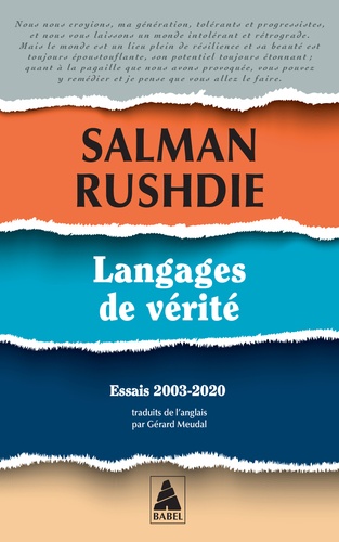 Langages de vérité. Essais 2003-2020